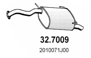 Rear Muffler (32.7009)