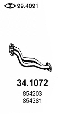 Exhaust Pipe (34.1072)