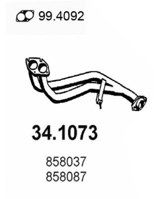 Exhaust Pipe (34.1073)