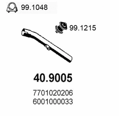 Exhaust Pipe (40.9005)