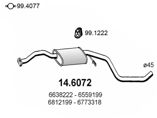 Centre Muffler (14.6072)