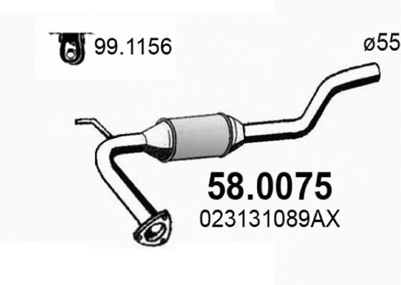 Catalytic Converter (58.0075)