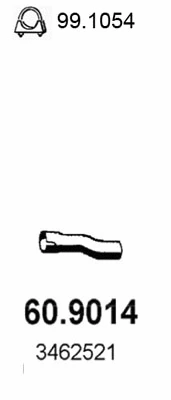 Exhaust Pipe (60.9014)