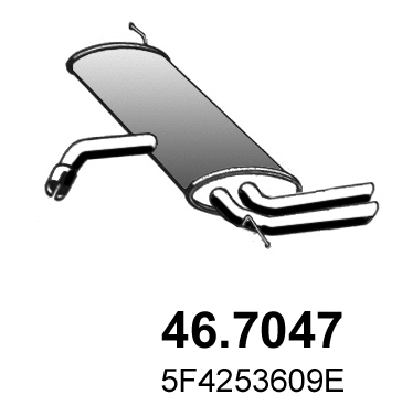 Rear Muffler (46.7047)