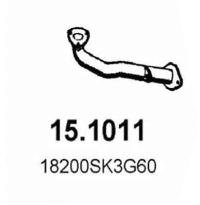 Exhaust Pipe (15.1011)