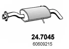 Rear Muffler (24.7045)