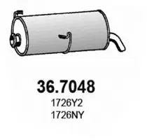 Rear Muffler (36.7048)