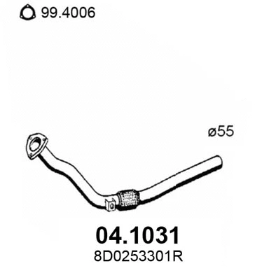 Exhaust Pipe (04.1031)
