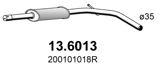 Centre Muffler (13.6013)