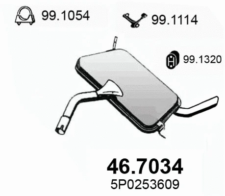 Rear Muffler (46.7034)