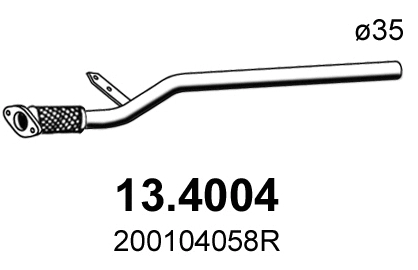 Exhaust Pipe (13.4004)