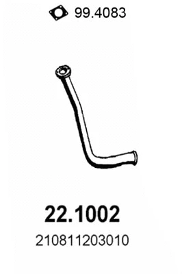 Exhaust Pipe (22.1002)