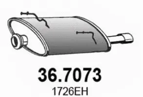 Rear Muffler (36.7073)