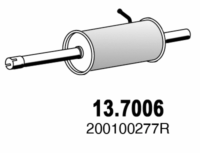 Rear Muffler (13.7006)