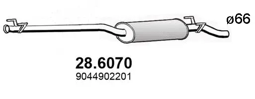Centre Muffler (28.6070)