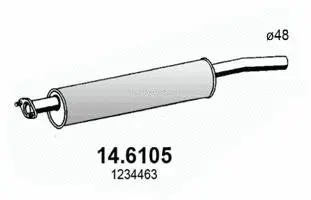 Centre Muffler (14.6105)