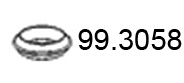 Seal Ring, exhaust pipe (99.3058)