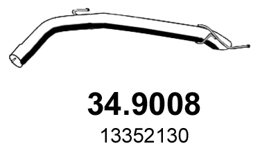 Exhaust Pipe (34.9008)