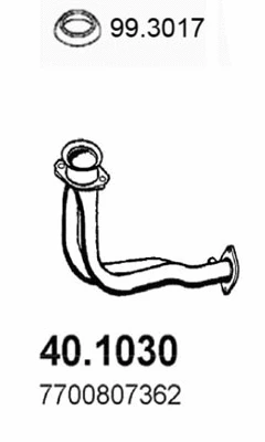 Exhaust Pipe (40.1030)