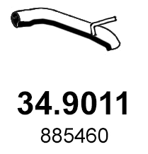 Exhaust Pipe (34.9011)