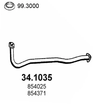 Exhaust Pipe (34.1035)