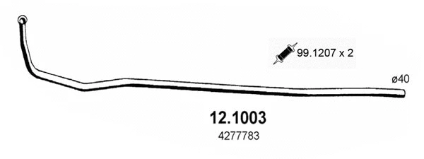 Exhaust Pipe (12.1003)