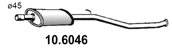 Centre Muffler (10.6046)