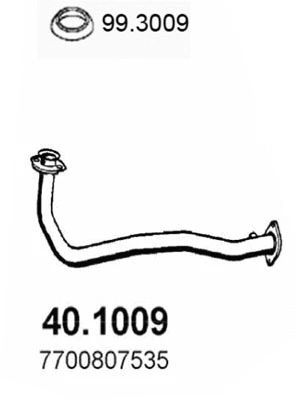 Exhaust Pipe (40.1009)