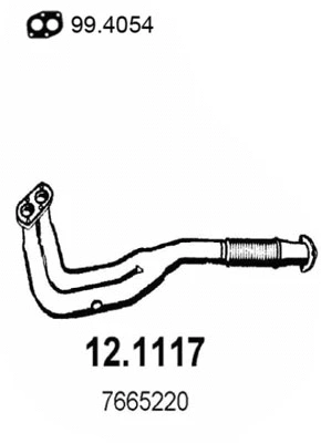 Exhaust Pipe (12.1117)