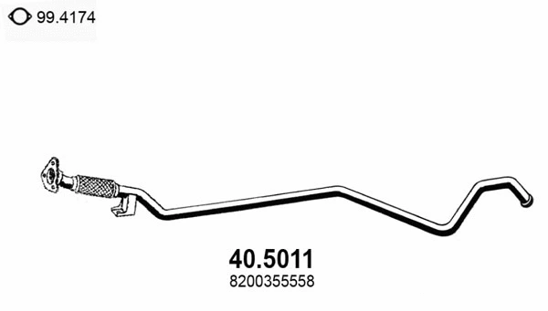 Exhaust Pipe (40.5011)