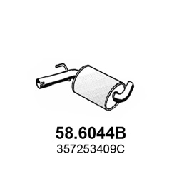 Centre Muffler (58.6044B)