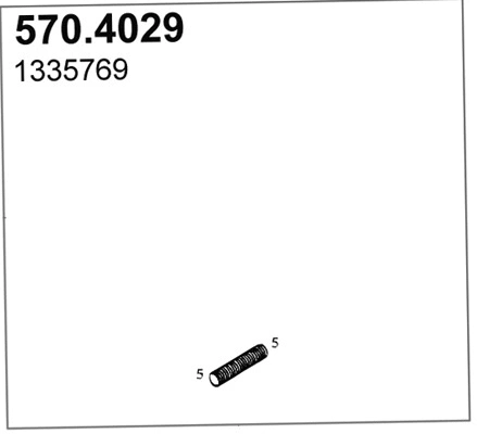 Flexible Pipe, exhaust system (570.4029)