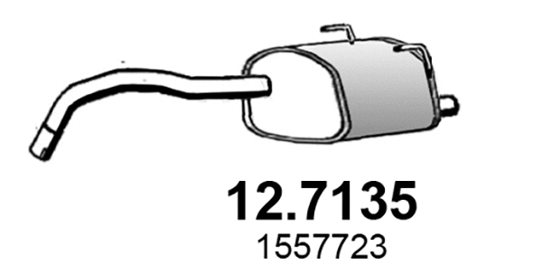 Rear Muffler (12.7135)