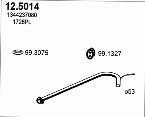 Exhaust Pipe (12.5014)