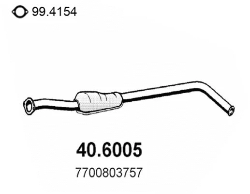 Centre Muffler (40.6005)