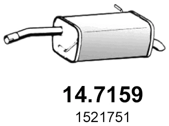 Rear Muffler (14.7159)