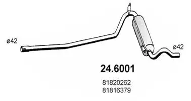 Centre Muffler (24.6001)