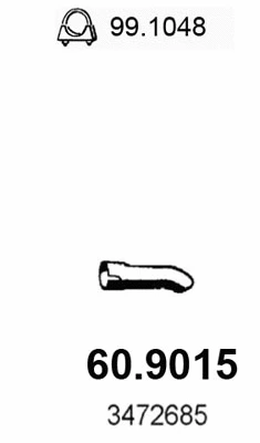 Exhaust Pipe (60.9015)