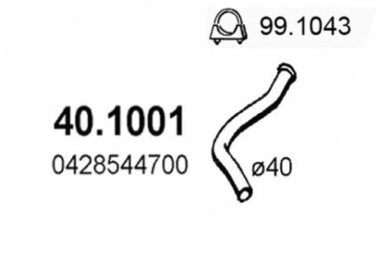 Exhaust Pipe (40.1001)