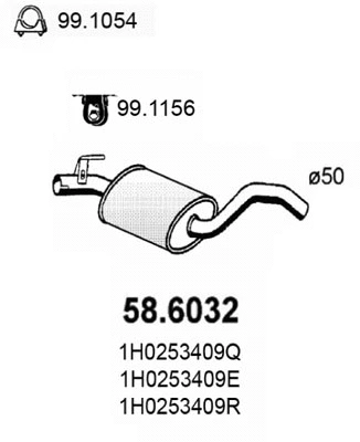 Centre Muffler (58.6032)