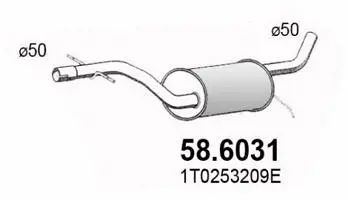 Centre Muffler (58.6031)
