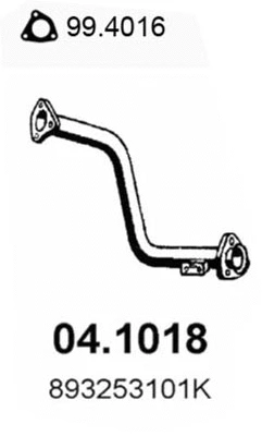 Exhaust Pipe (04.1018)