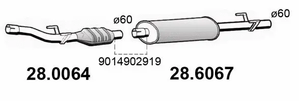 Centre Muffler (28.6067)