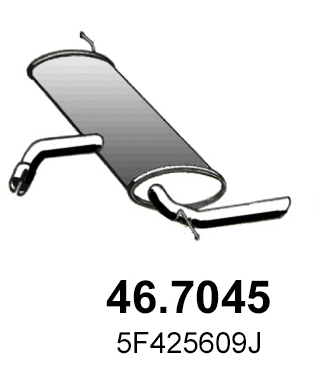 Rear Muffler (46.7045)