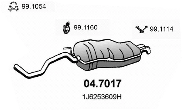 Rear Muffler (04.7017)