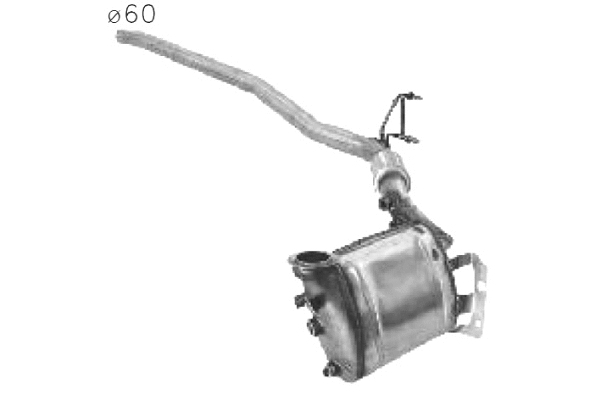 Soot/Particulate Filter, exhaust system (04.15007)