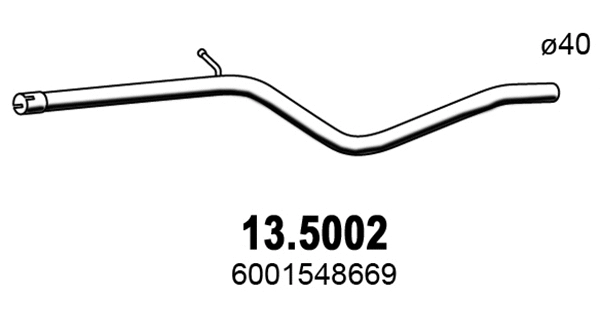 Exhaust Pipe (13.5002)
