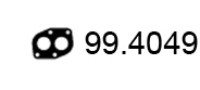 Gasket, exhaust pipe (99.4049)