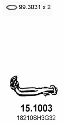 Exhaust Pipe (15.1003)