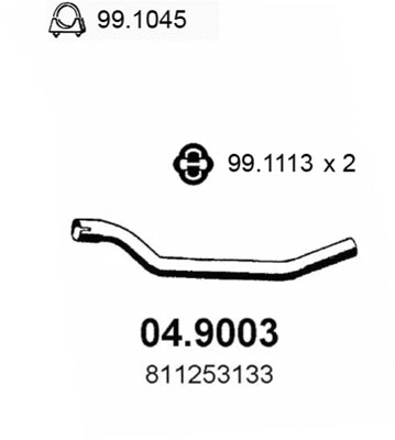 Exhaust Pipe (04.9003)